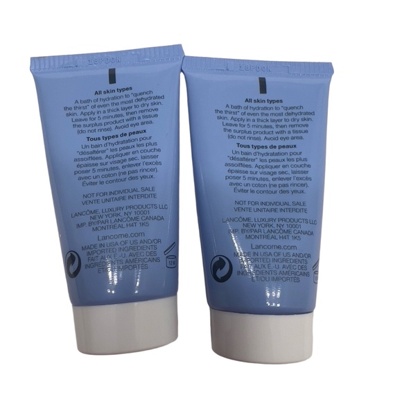 Lancôme Hydra-Intense Hydrating Gel‎ Mask All Skin Types 1.0 FL OZ X2 NEW - Picture 2 of 4